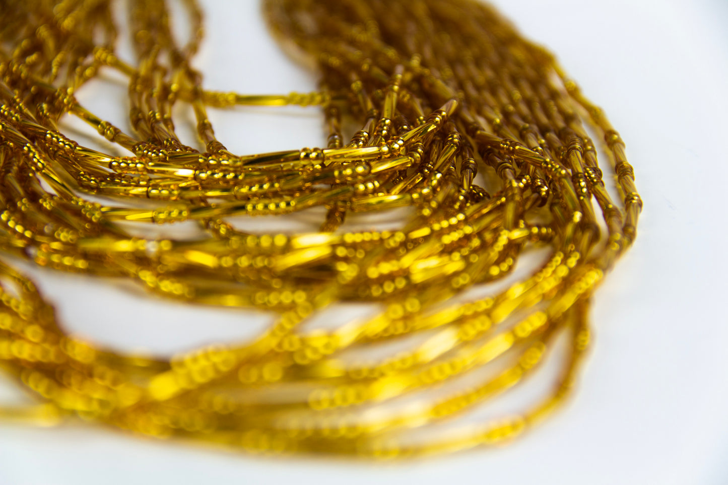Golden delight waist beads