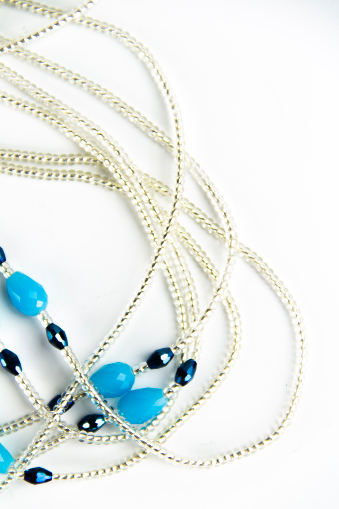 Clouds waist beads