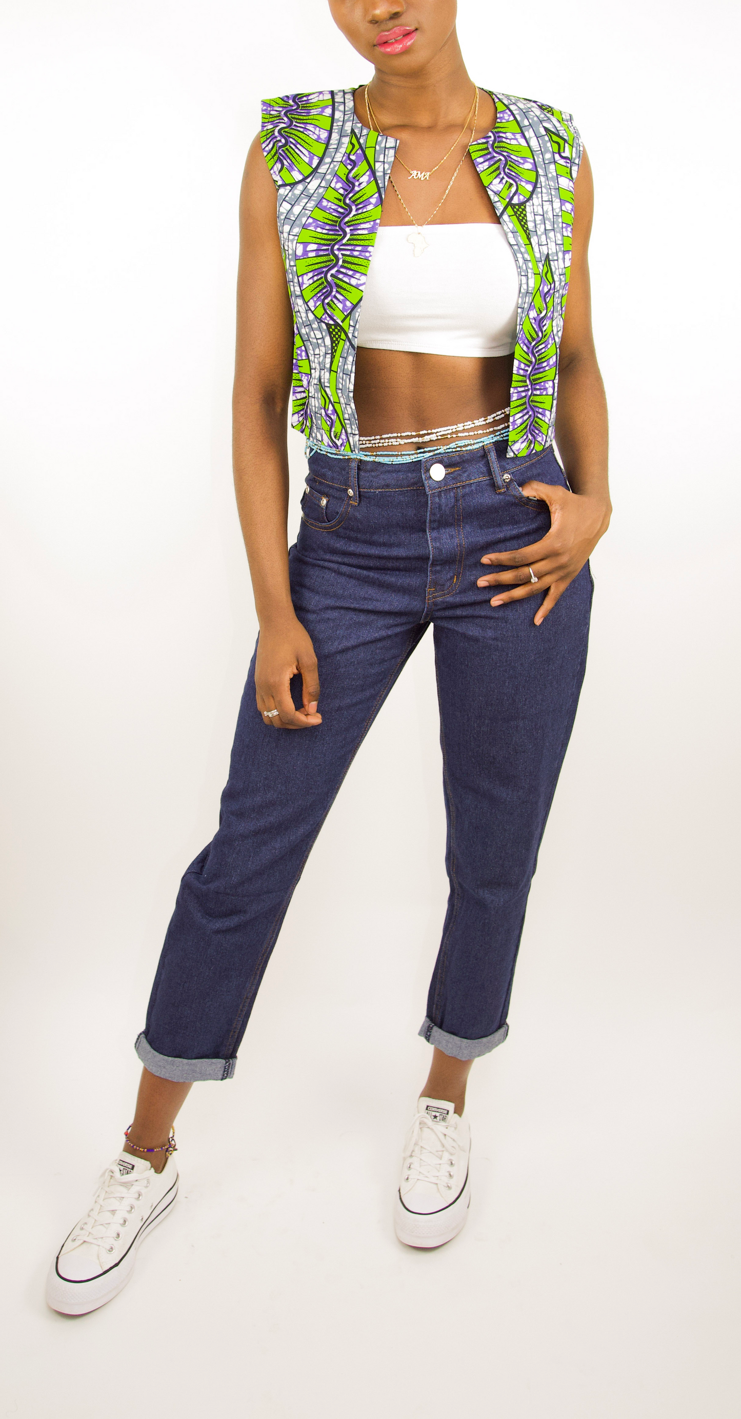 Sela Crop Waist jacket