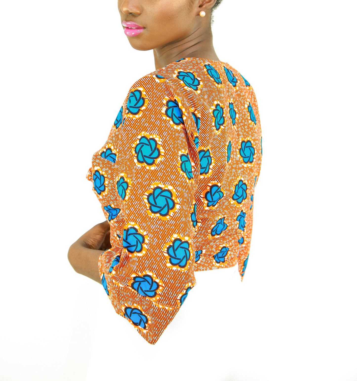 Sade Tie Front Crop Top