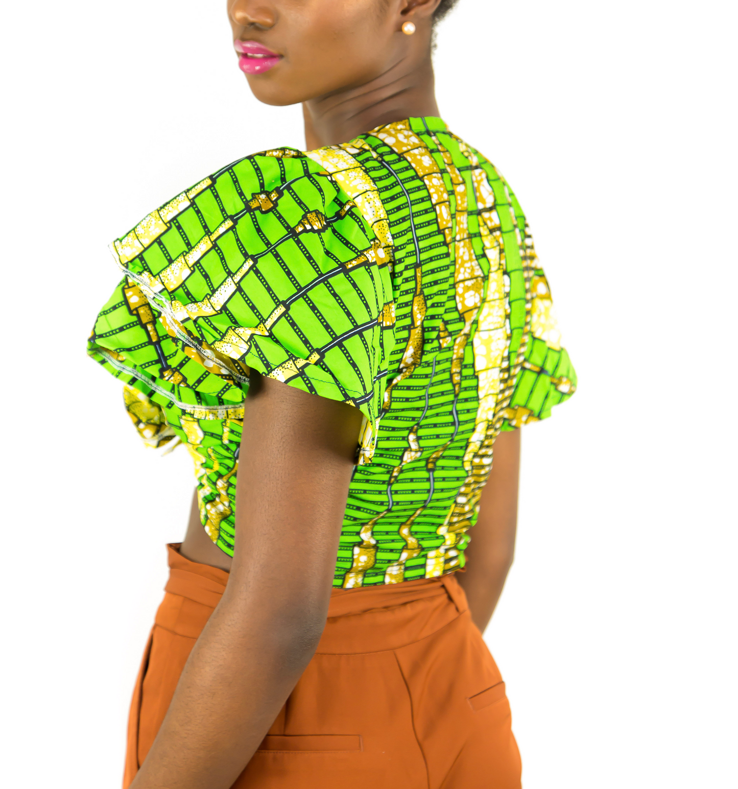 Safi Tie Front Crop Top