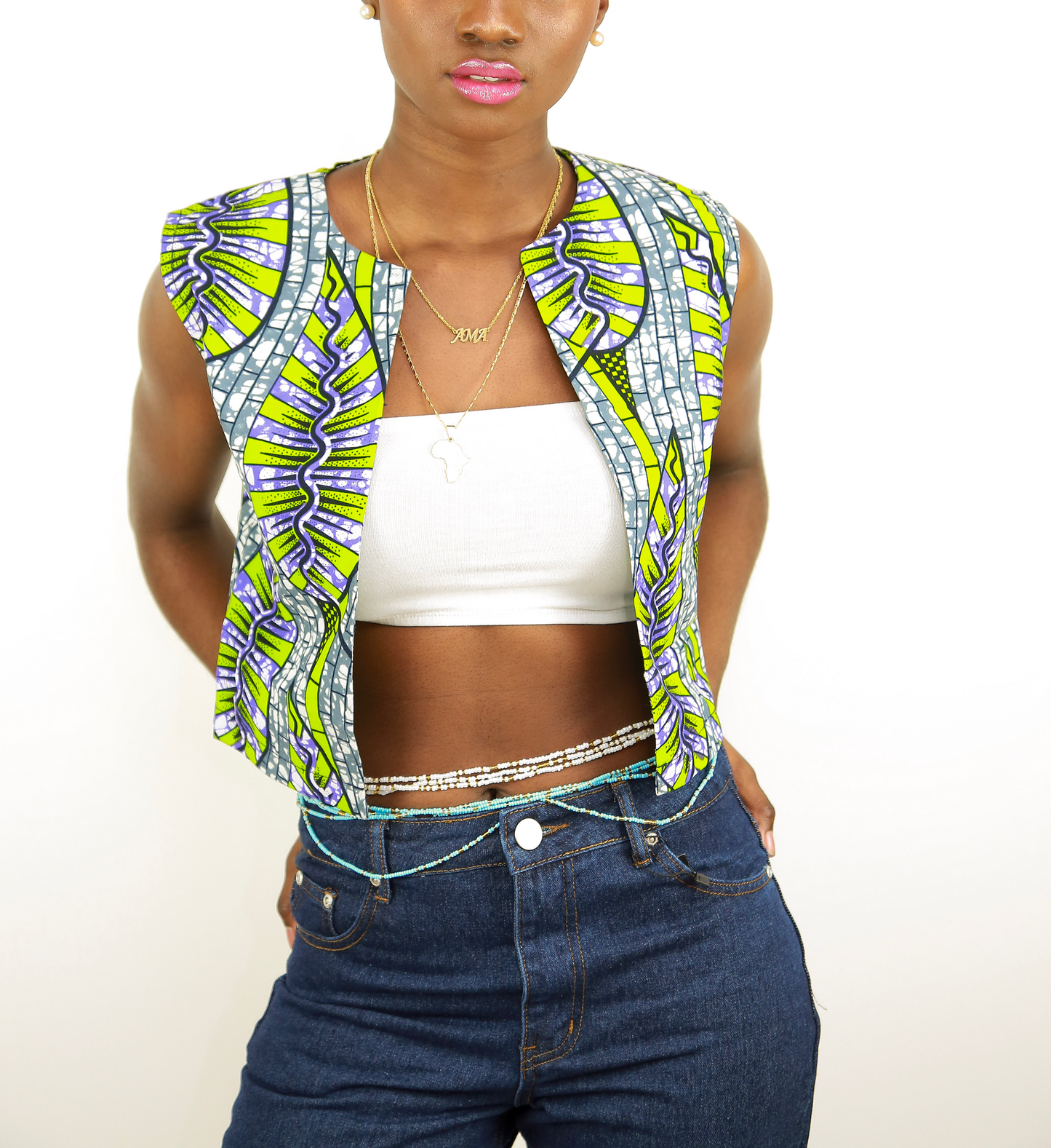 Sela Crop Waist jacket