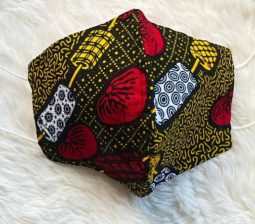 African Print Face Mask