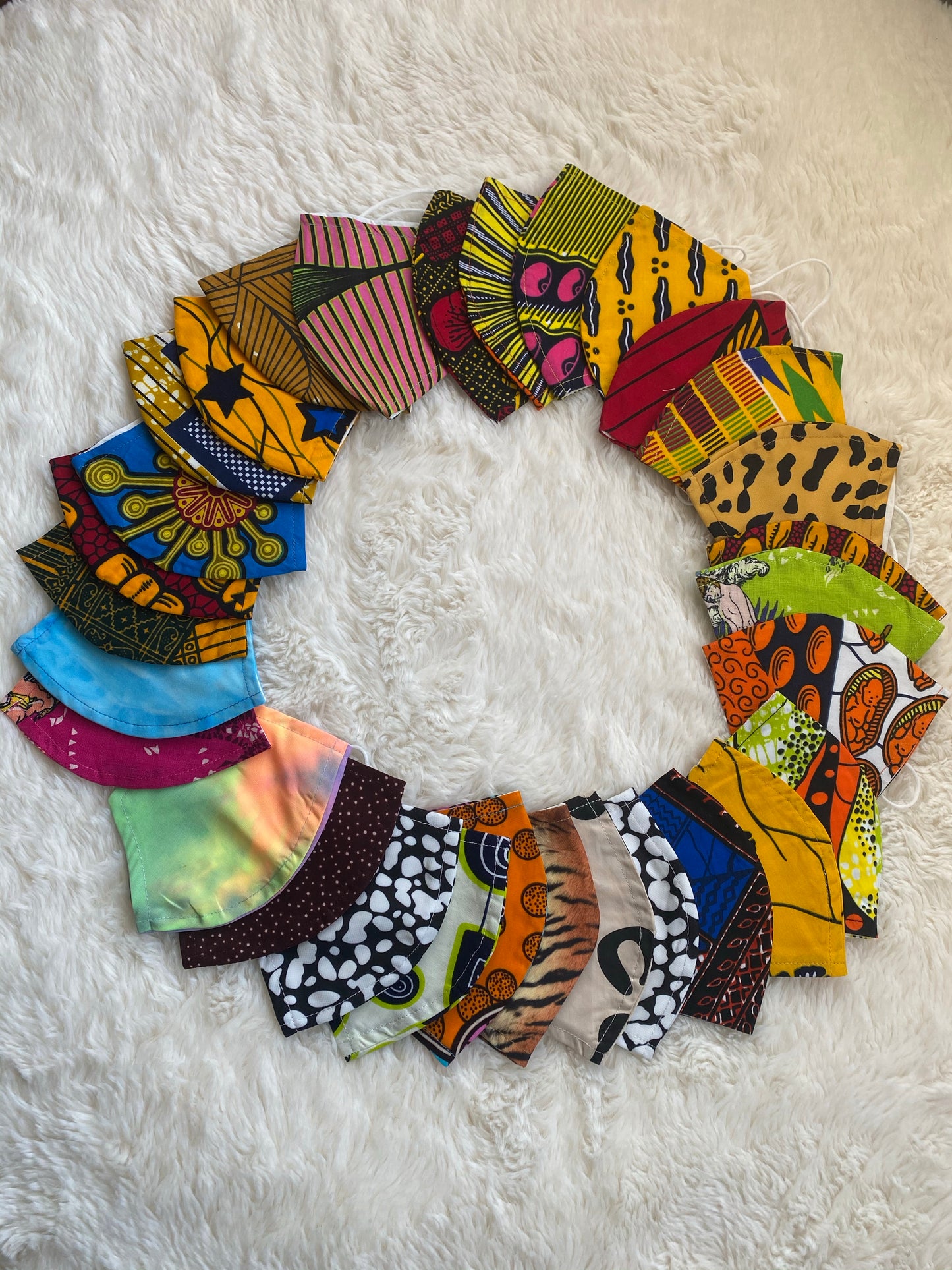 African Print Face Mask