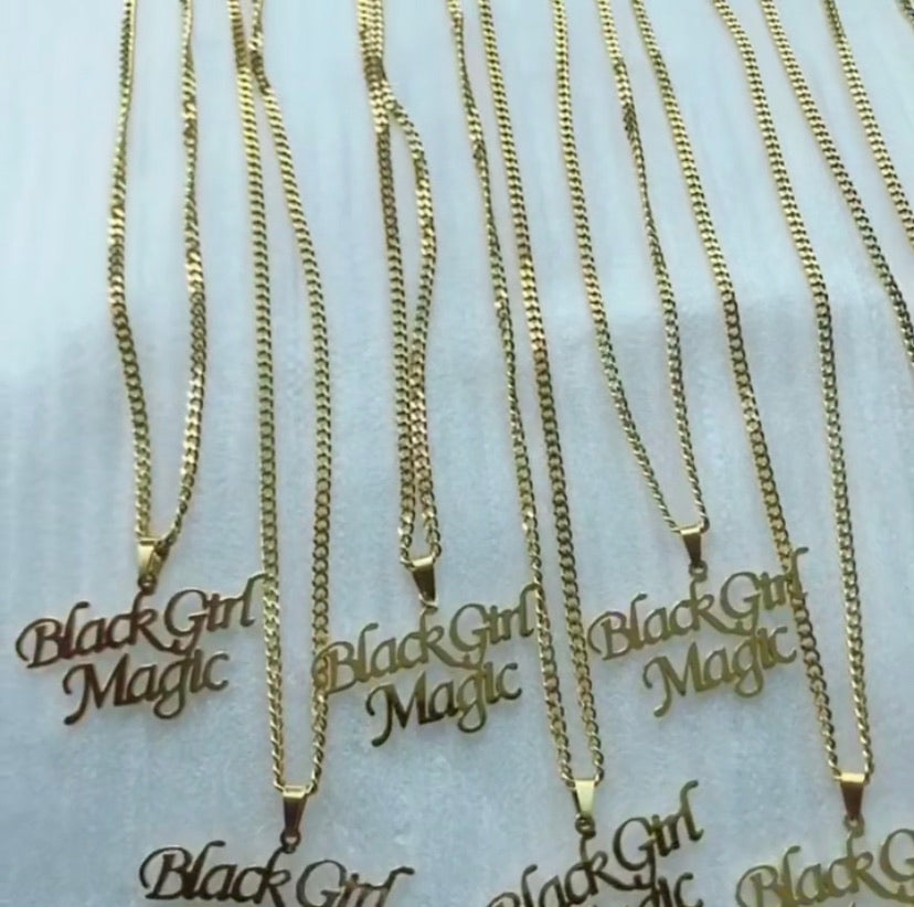 Black Girl Magic Necklace