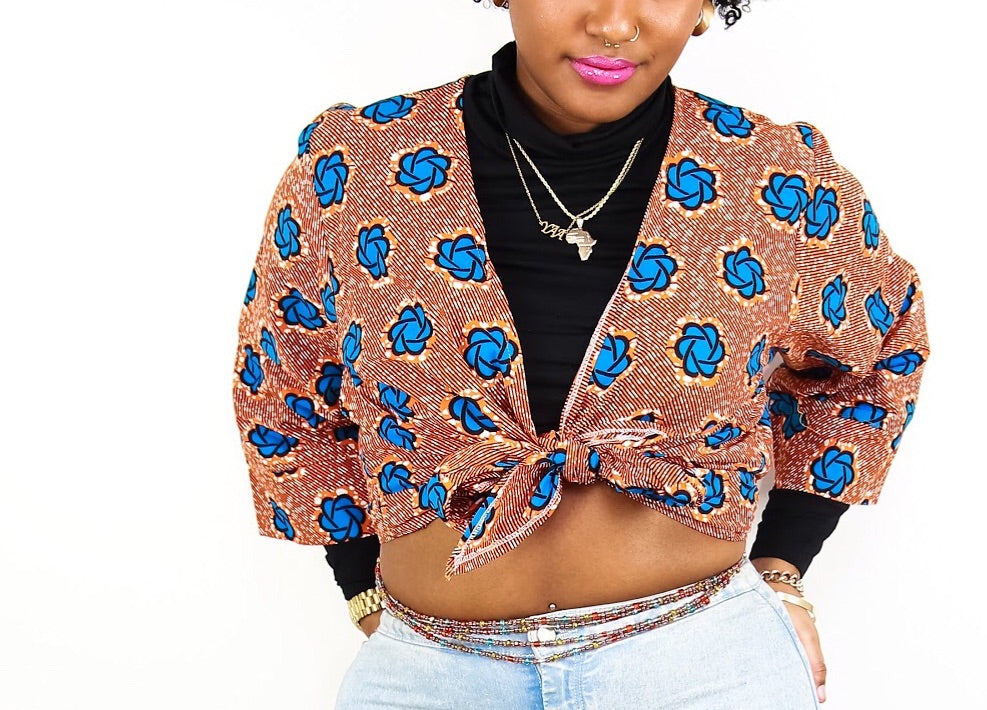 Rainbow waist beads