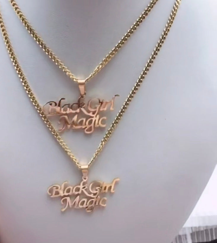 Black Girl Magic Necklace